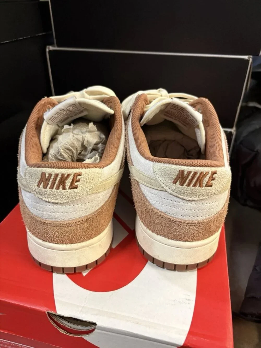 WORN Men’s Nuke Dunk Low Medium Curry DD1390-100 Size 12 WITH BOX